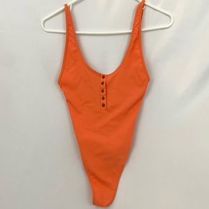 Zara tangerine body suit